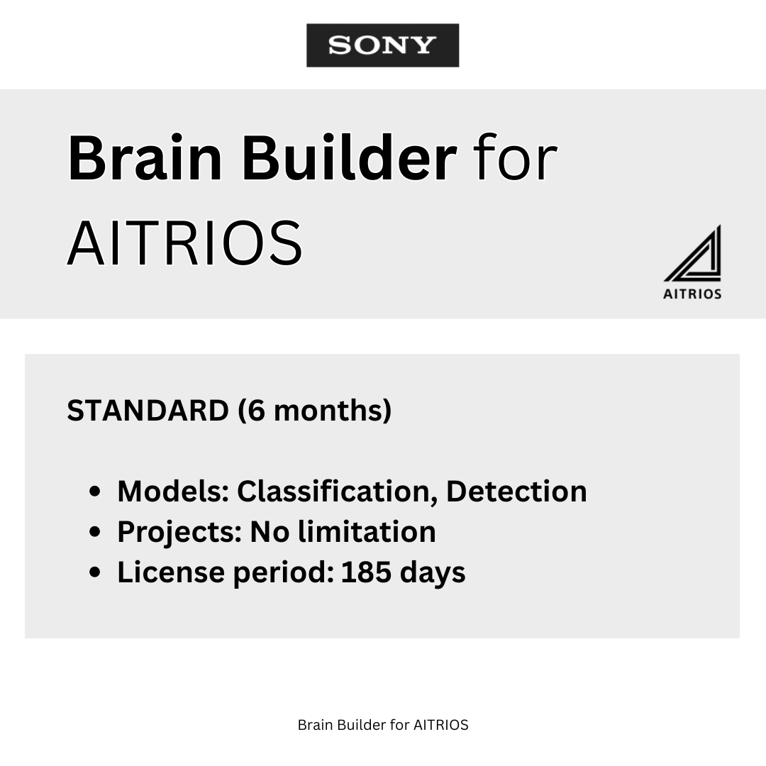 Brain Builder für AITRIOS – Softwarelizenz