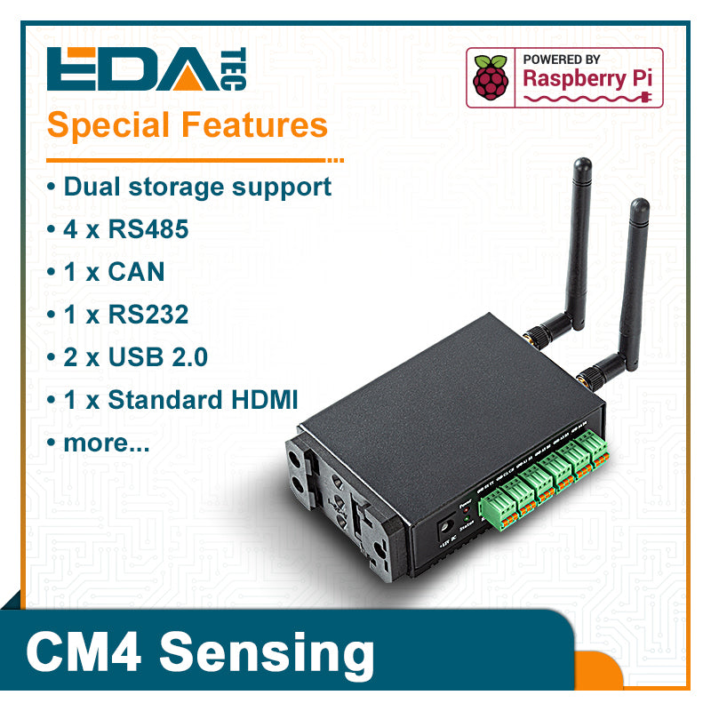 EDATEC ED-CM4SEN Embedded CM4 IoT Computer