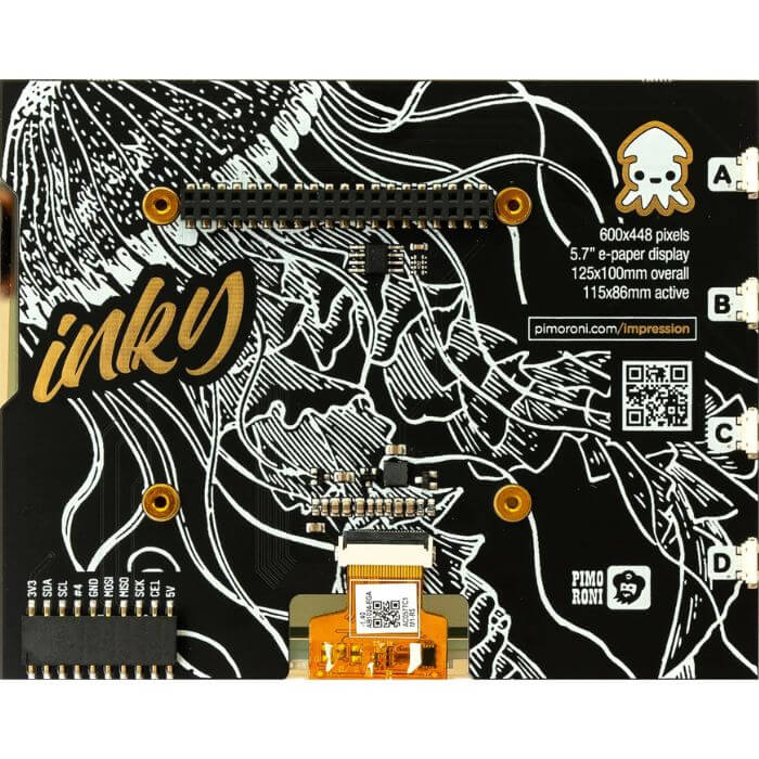 Inky Impression (7 colour ePaper/eInk/EPD)