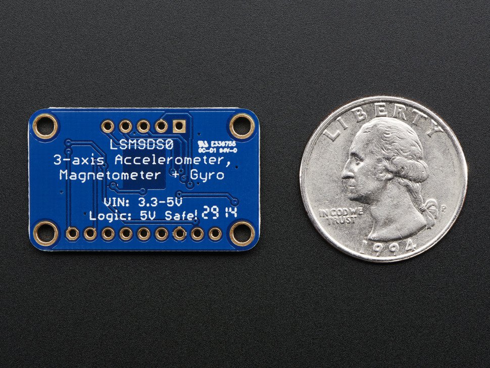 Adafruit 9-DOF Accel/Mag/Gyro+Temp Breakout Board - LSM9DS0