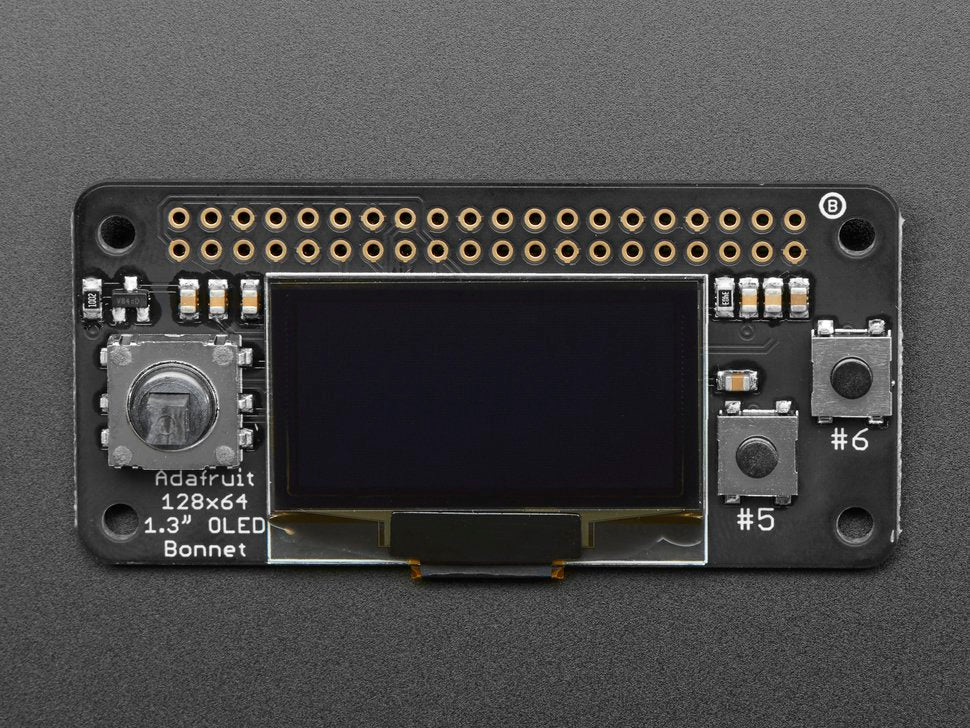 Adafruit 128x64 OLED Bonnet for Raspberry Pi