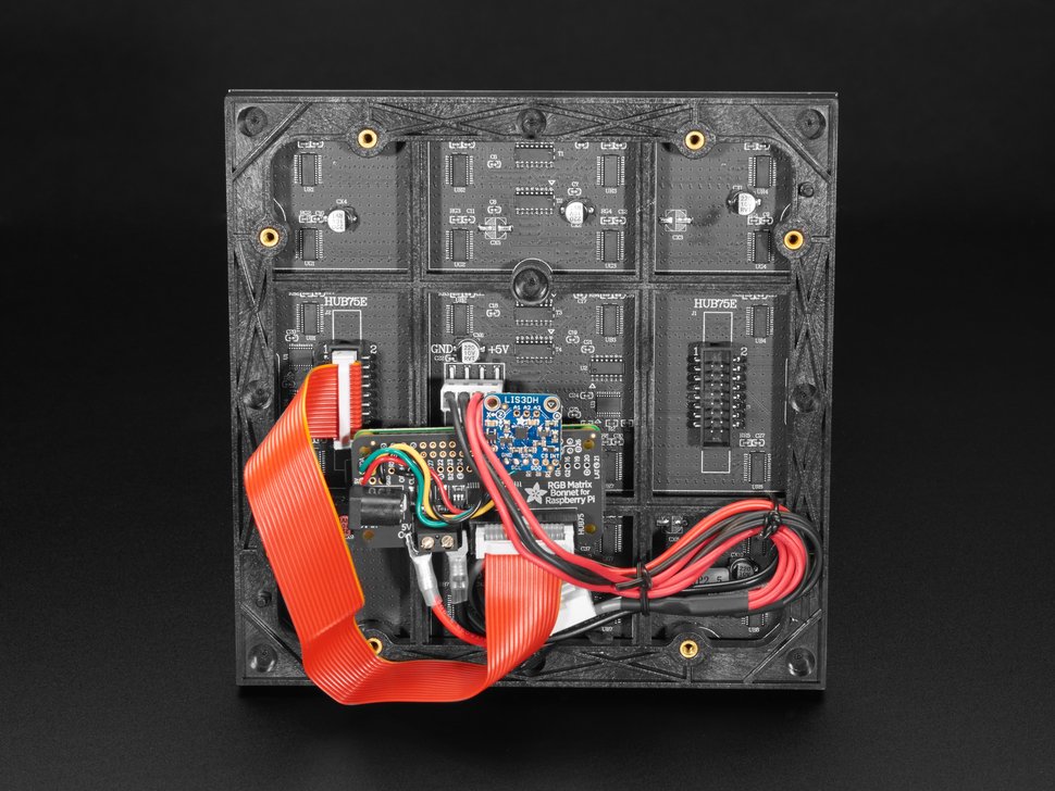 64x64 RGB LED Matrix - 2.5mm Pitch - 1/32 Scan