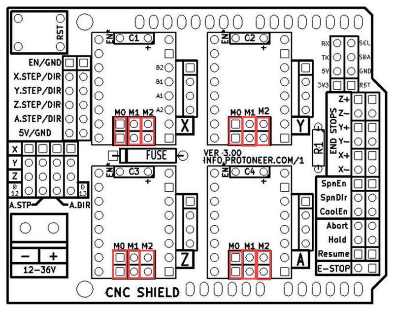 CNC Shield V3 development board für A4988 Schrittmotor Treiber Stepper für 3D Drucker und Arduino UNO R3