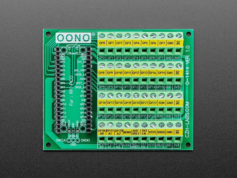 Terminal Block Breakout Module Board for Raspberry Pi Pico