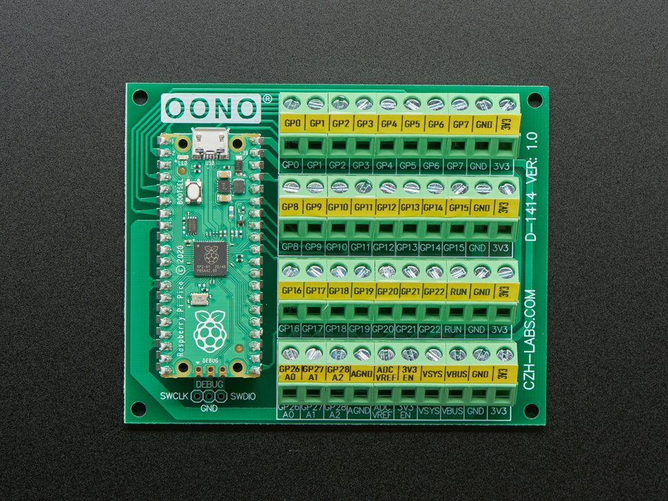 Terminal Block Breakout Module Board for Raspberry Pi Pico