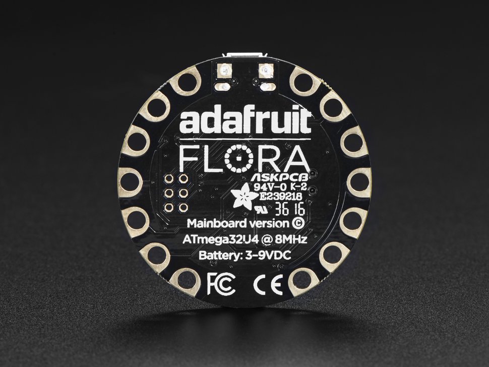 FLORA - Wearable electronic platform - compatible with Arduino