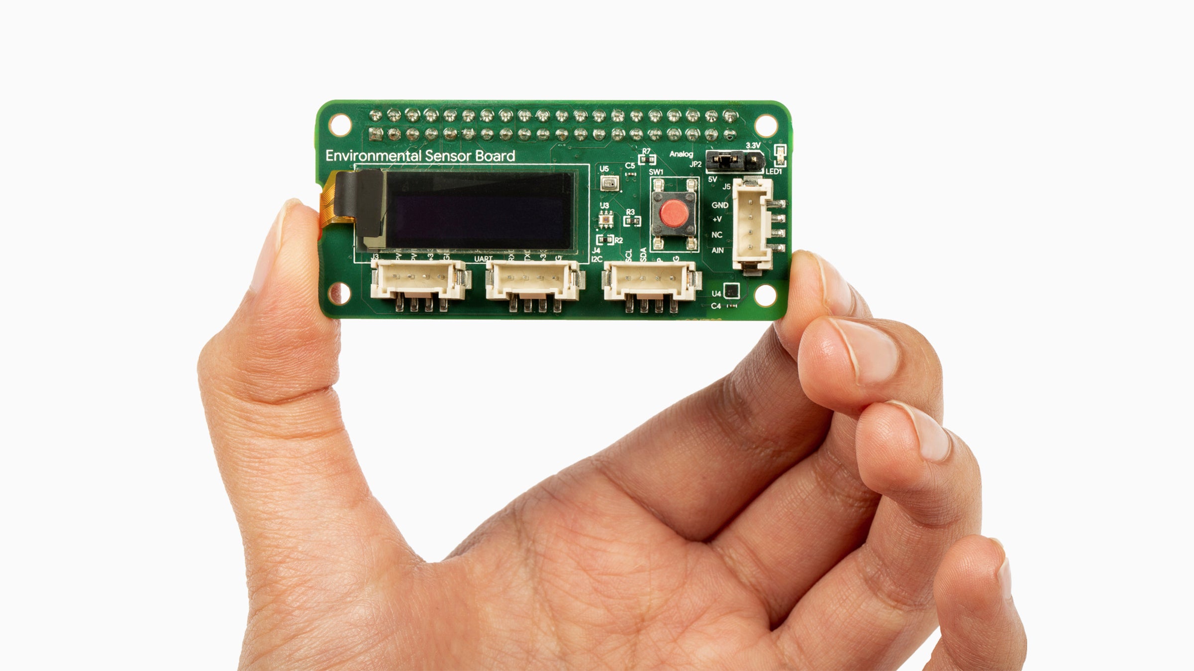 Google Coral Enviro Board (Environmental Sensor Board)