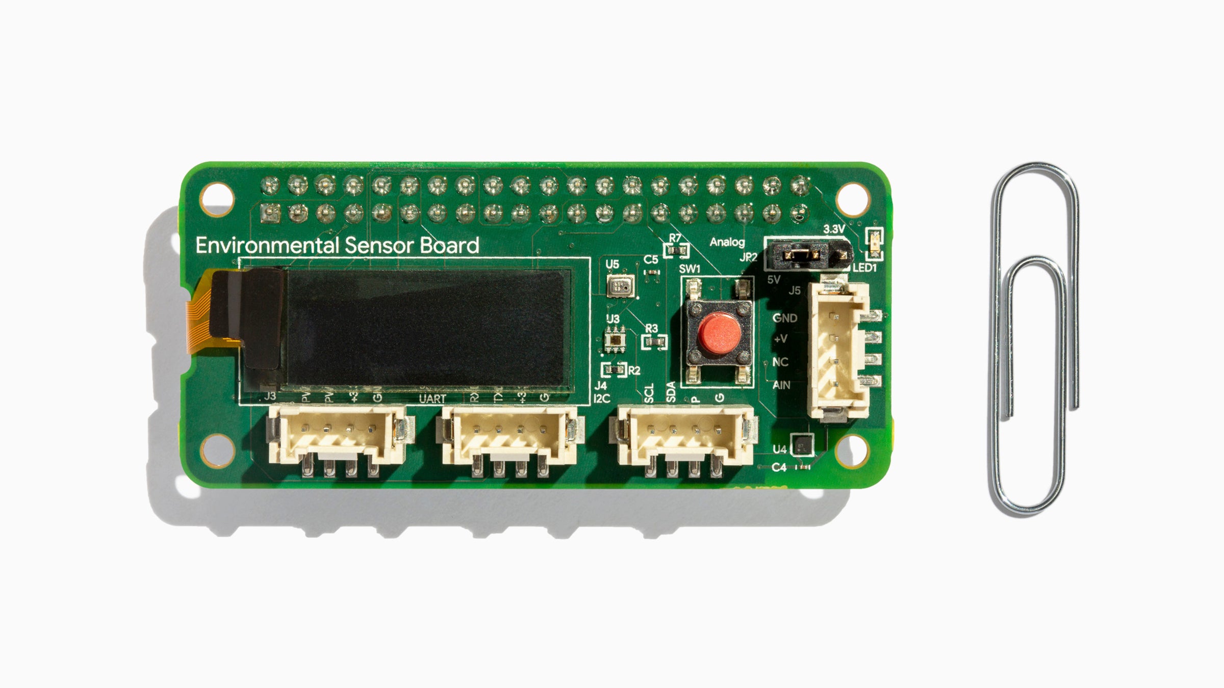 Google Coral Enviro Board (Environmental Sensor Board)