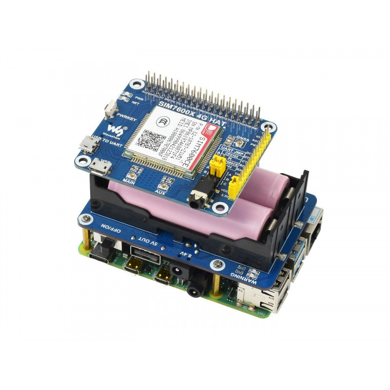 Waveshare 18306 - UPS (Uninterruptible Power Supply) HAT für Raspberry Pi -
