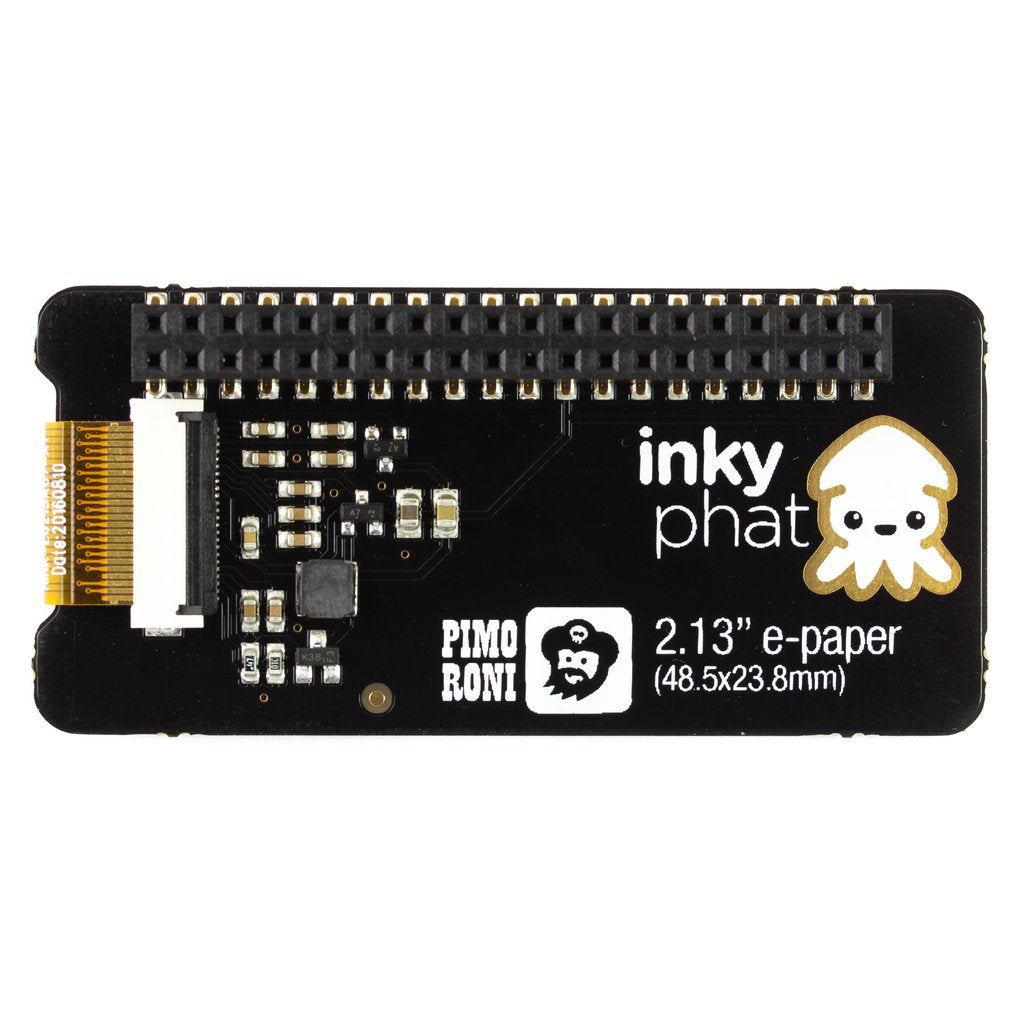 Inky pHAT (ePaper/eInk/EPD) – verschiedene Farben