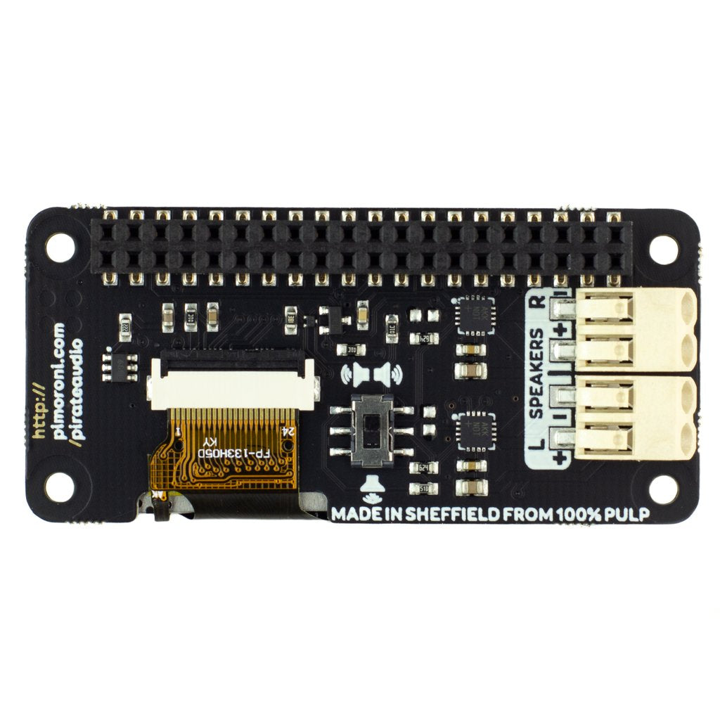 Pirate Audio: 3W Stereo Amp for Raspberry Pi (Audio Verstärker HAT)