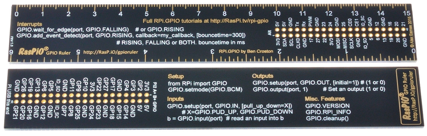 RasPiO GPIO Ruler