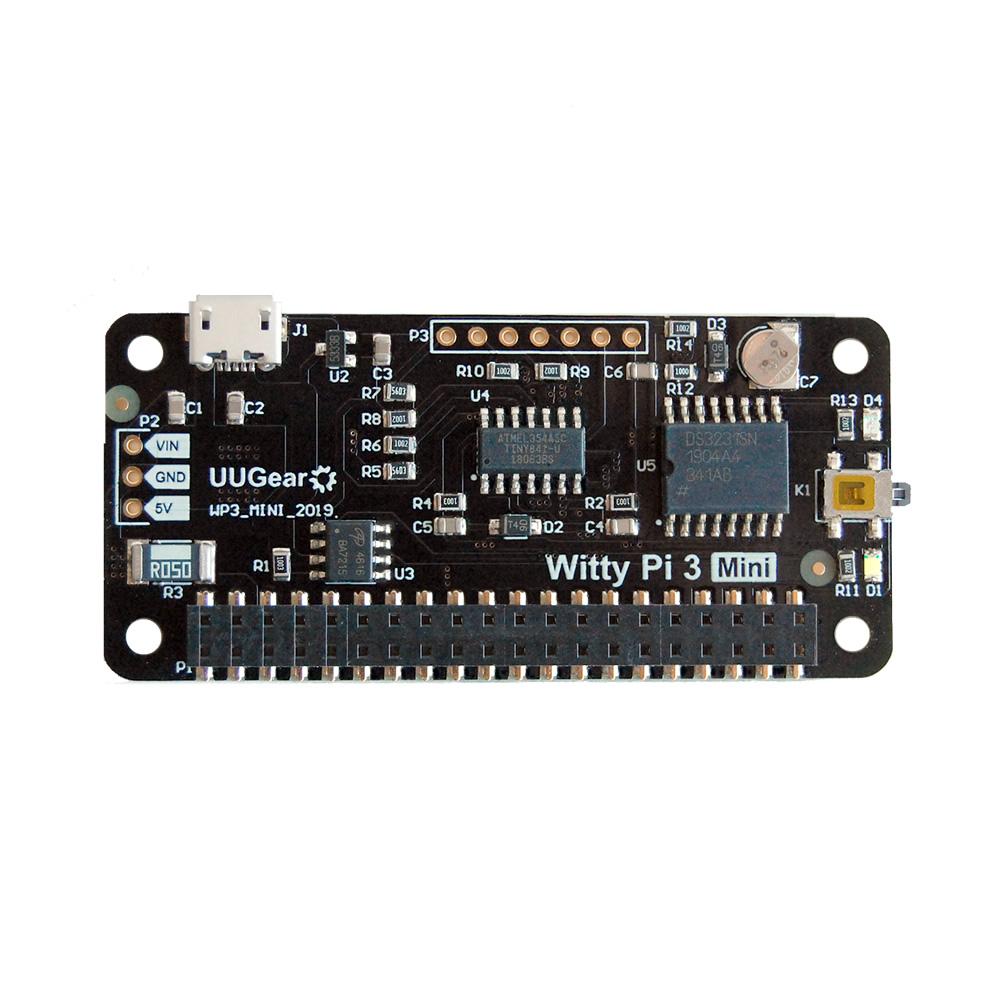 Witty Pi 3 Mini Real Time Clock (RTC) und Power Management Modul für Raspberry Pi