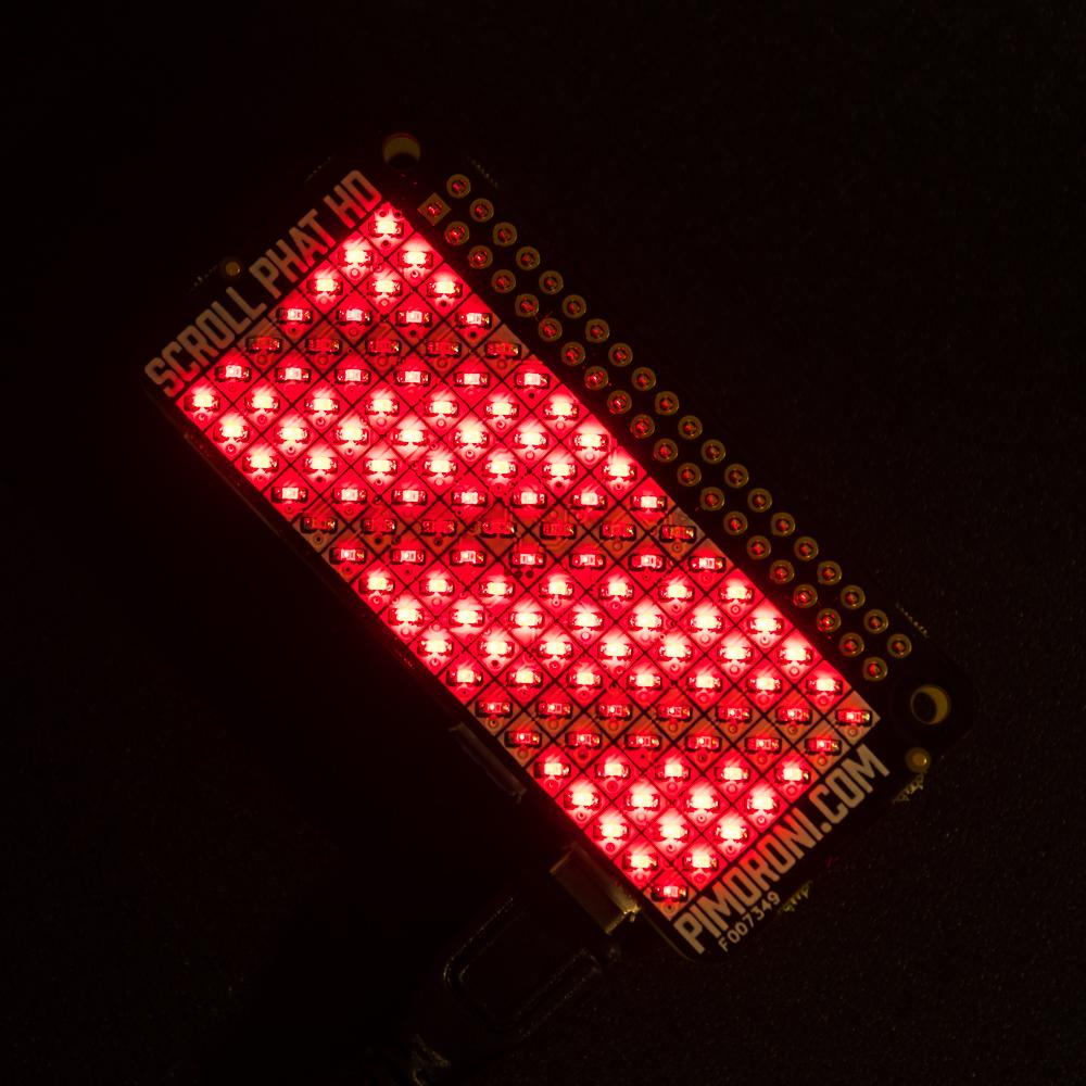 Scroll pHAT HD verschiedene Farben