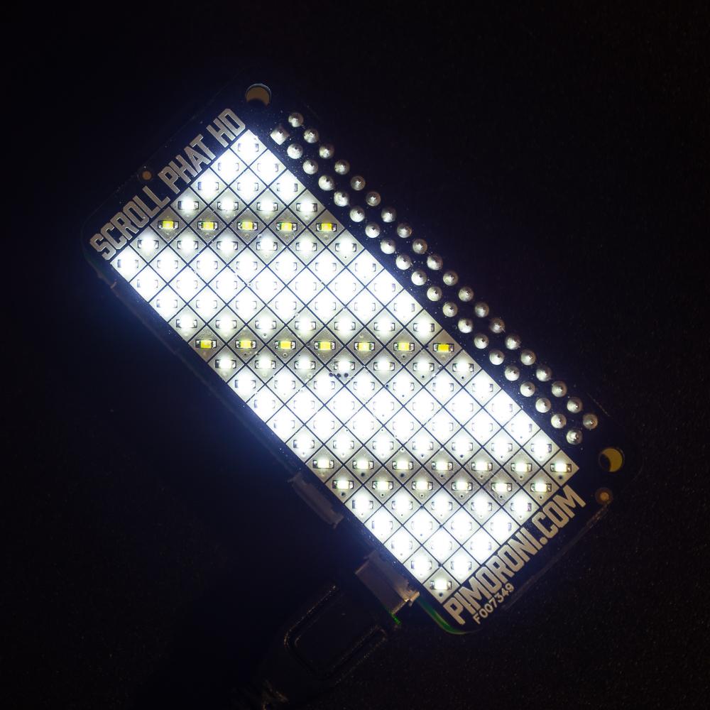 Scroll pHAT HD verschiedene Farben