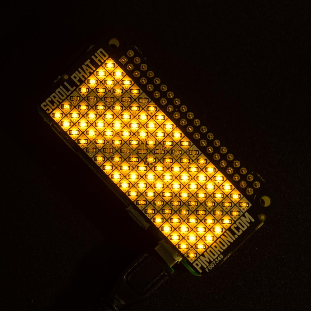 Scroll pHAT HD verschiedene Farben