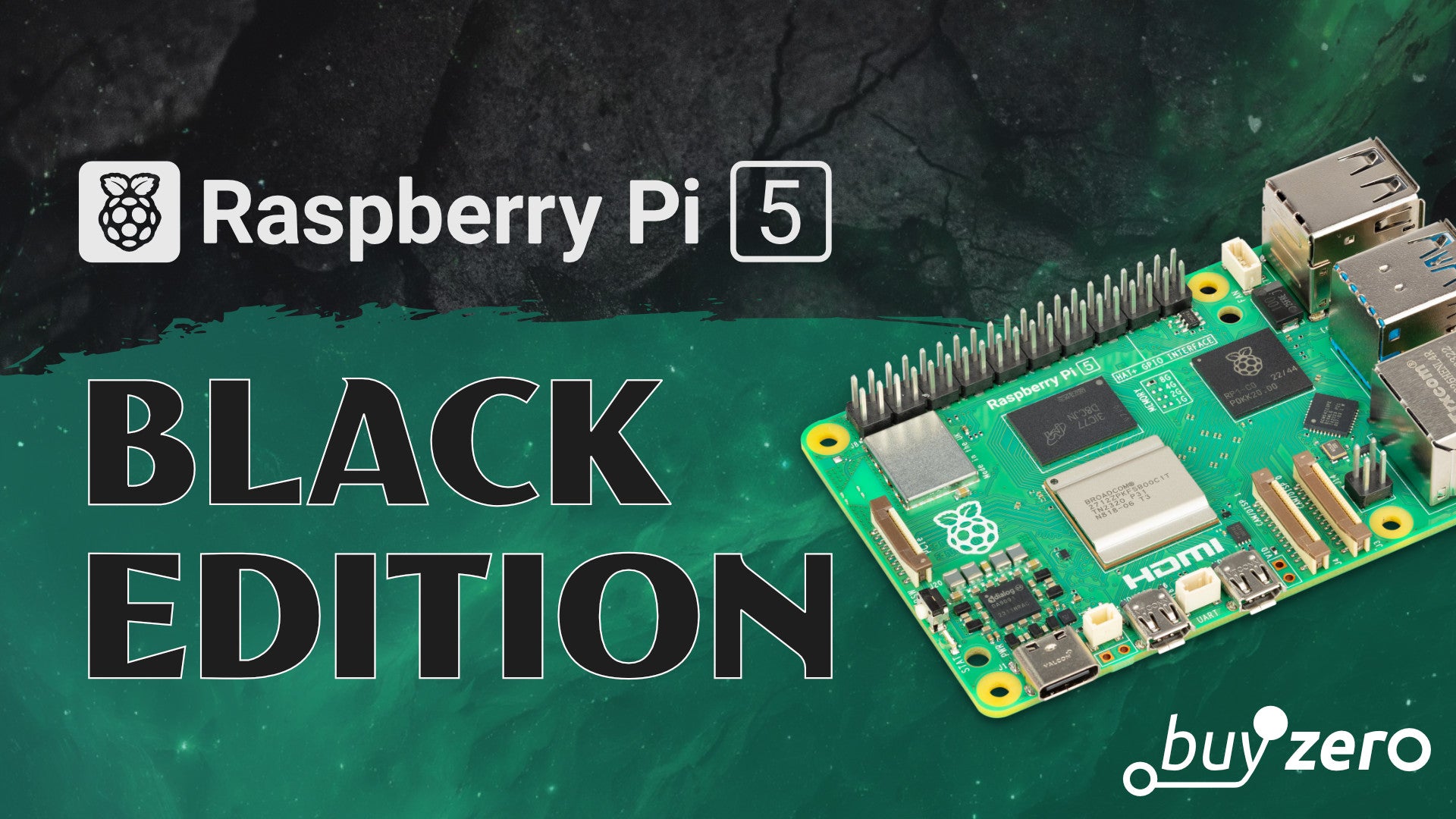 JETZT NEU - BLACK EDITION VOM RASPBERRY PI 5