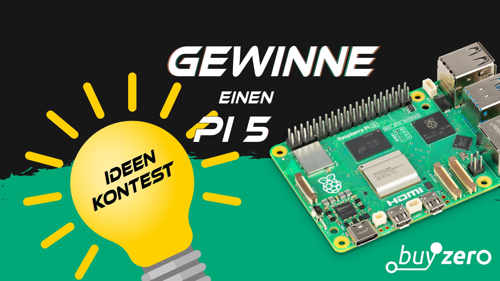 Gewinne einen KOSTENLOSEN Raspberry Pi 5!