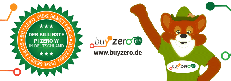 Der billigste Pi Zero W in Deutschland! pi3g/buyzero senkt Preis!!