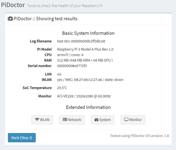 Neues PiCockpit Tool: PiDoctor - einfach Deinen Raspberry Pi testen!