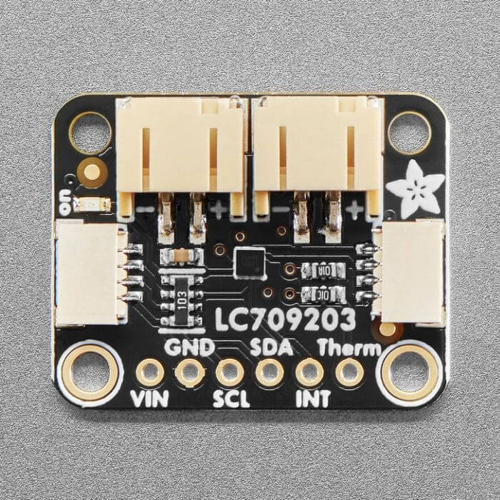 Adafruit LC709203F LiPoly / LiIon Fuel Gauge and Battery Monitor - STEMMA JST PH & QT / Qwiic