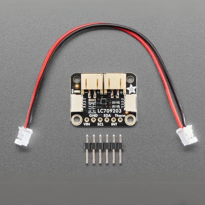 Adafruit LC709203F LiPoly / LiIon Fuel Gauge and Battery Monitor - STEMMA JST PH & QT / Qwiic