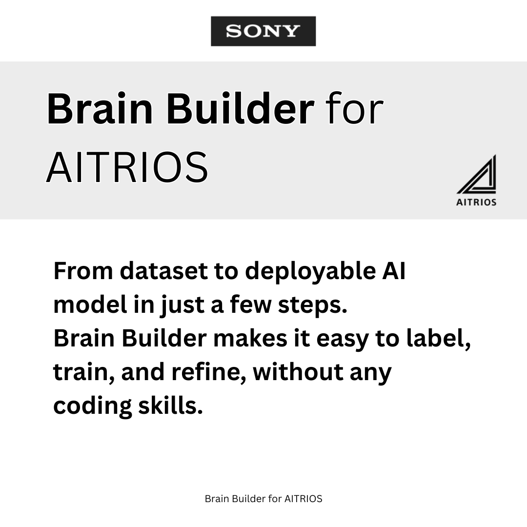 Brain Builder für AITRIOS – Softwarelizenz