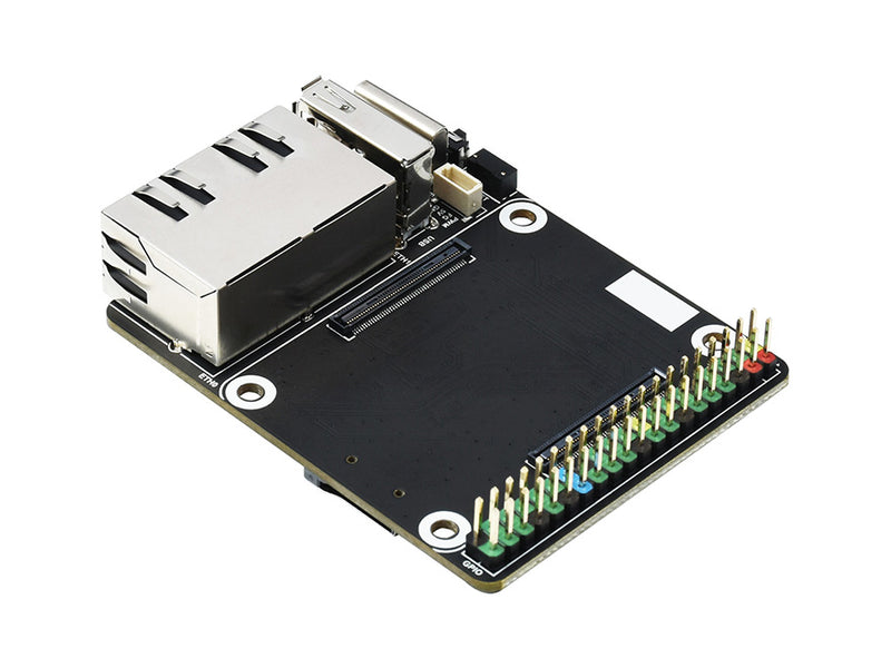 Mini Dual Gigabit Ethernet Base Board for Raspberry Pi Compute Module 4