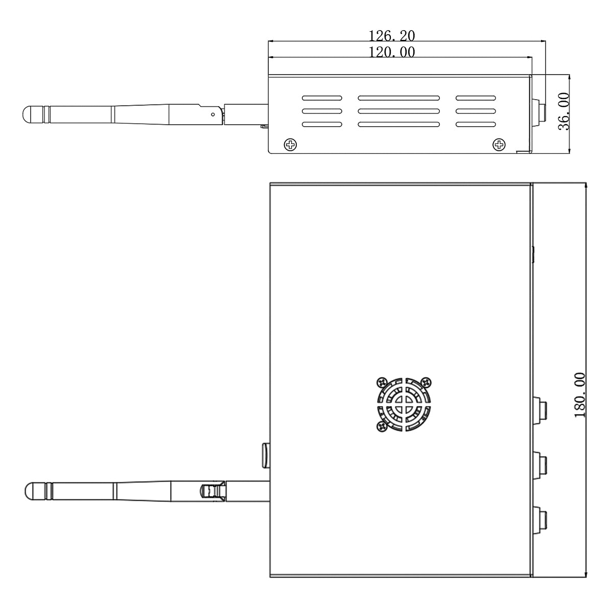 Industrieller Raspberry Pi CM4 Embedded Computer ED-CM4IO