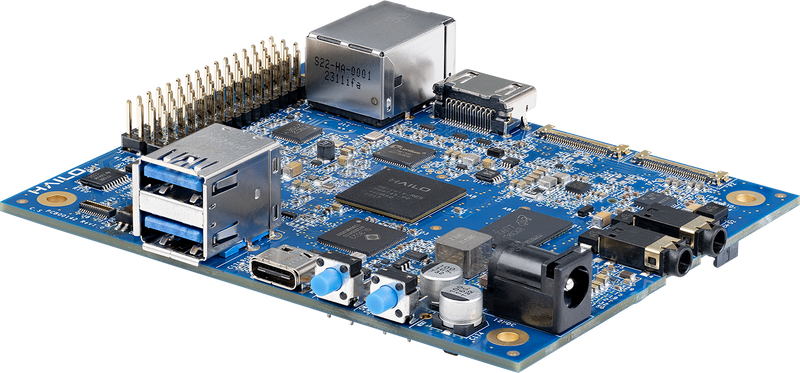 Hailo-15H AI Vision Processor Single Board Computer Kit (20 TOPS)