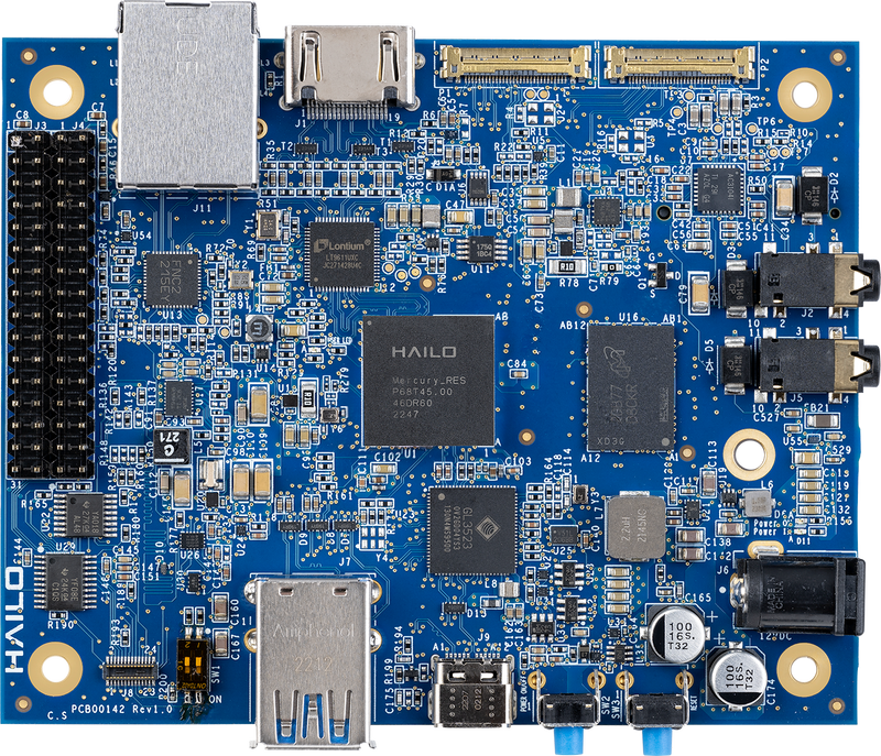 Hailo-15H AI Vision Processor Single Board Computer Kit (20 TOPS)