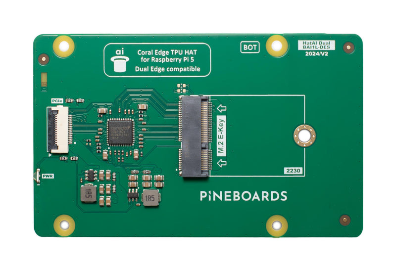 Pineboards Hat Ai! Dual for Raspberry Pi 5