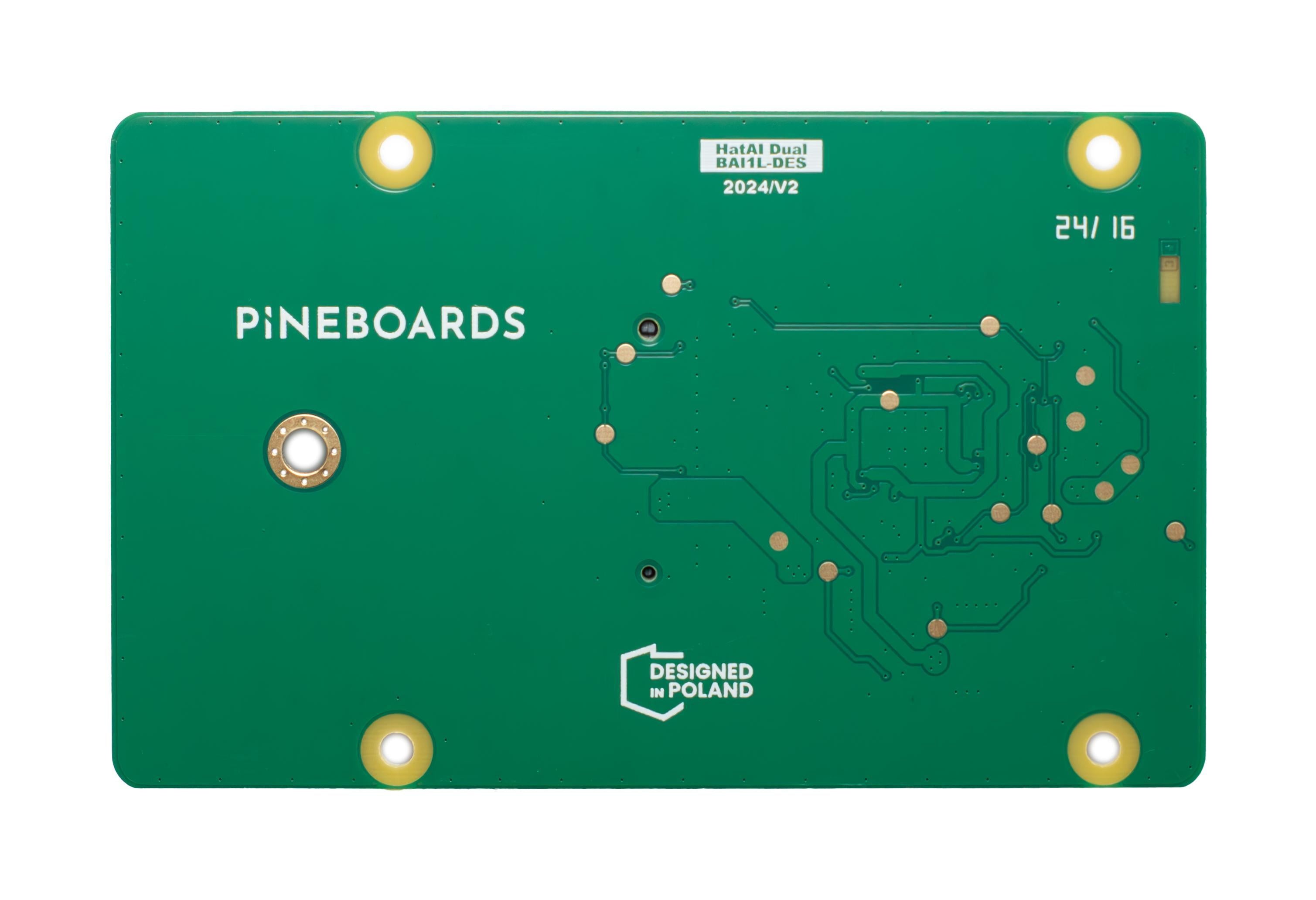 Pineboards Hat Ai! Dual for Raspberry Pi 5