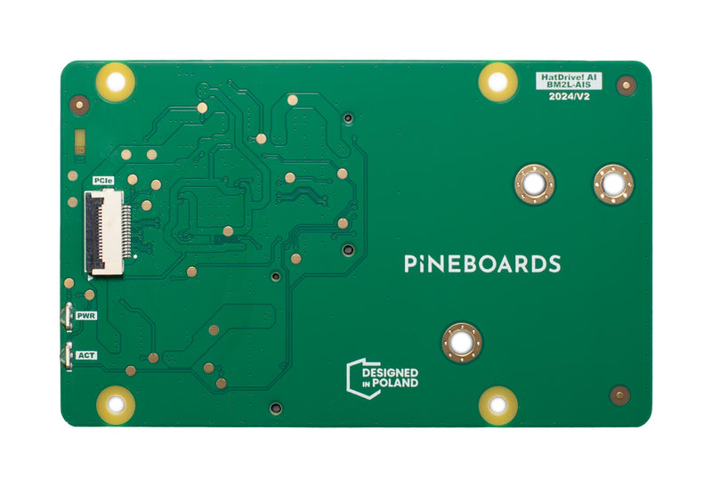 Pineboards HatDrive! AI (NVMe + Coral Edge TPU) für Raspberry Pi 5