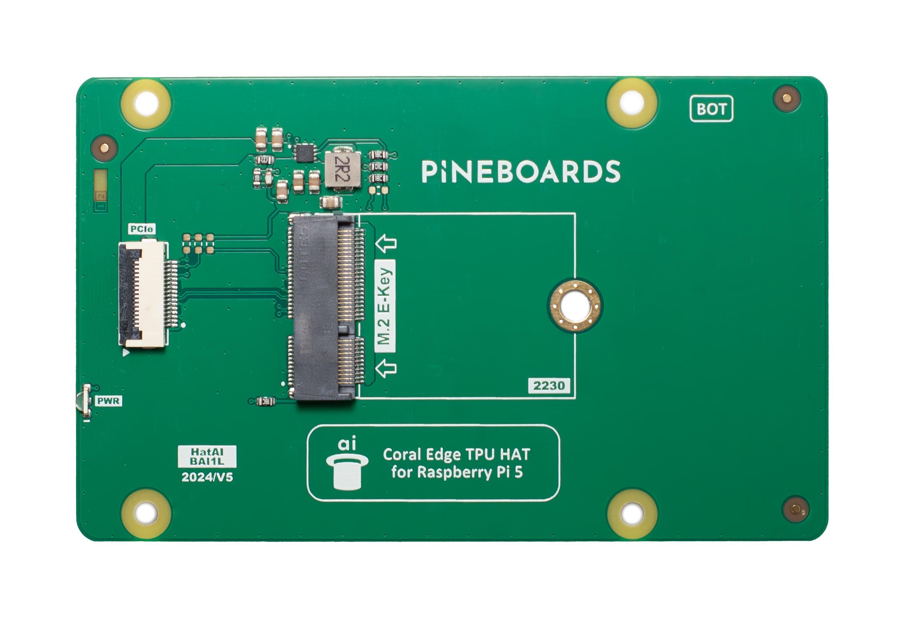 Pineboards Hat AI! für Raspberry Pi 5