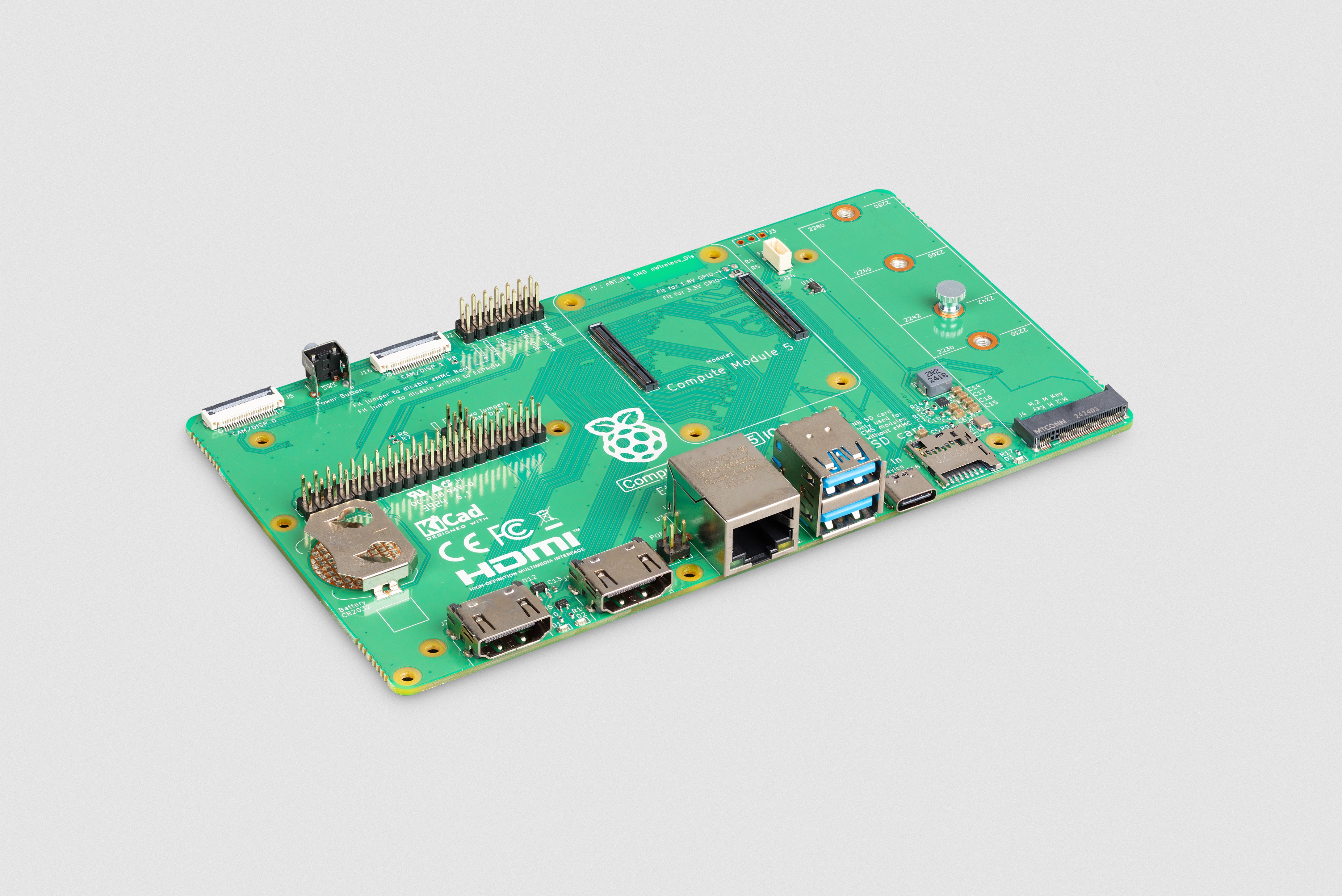 Raspberry Pi CM5 (Compute Module 5) Development Kit (Vorbestellung)