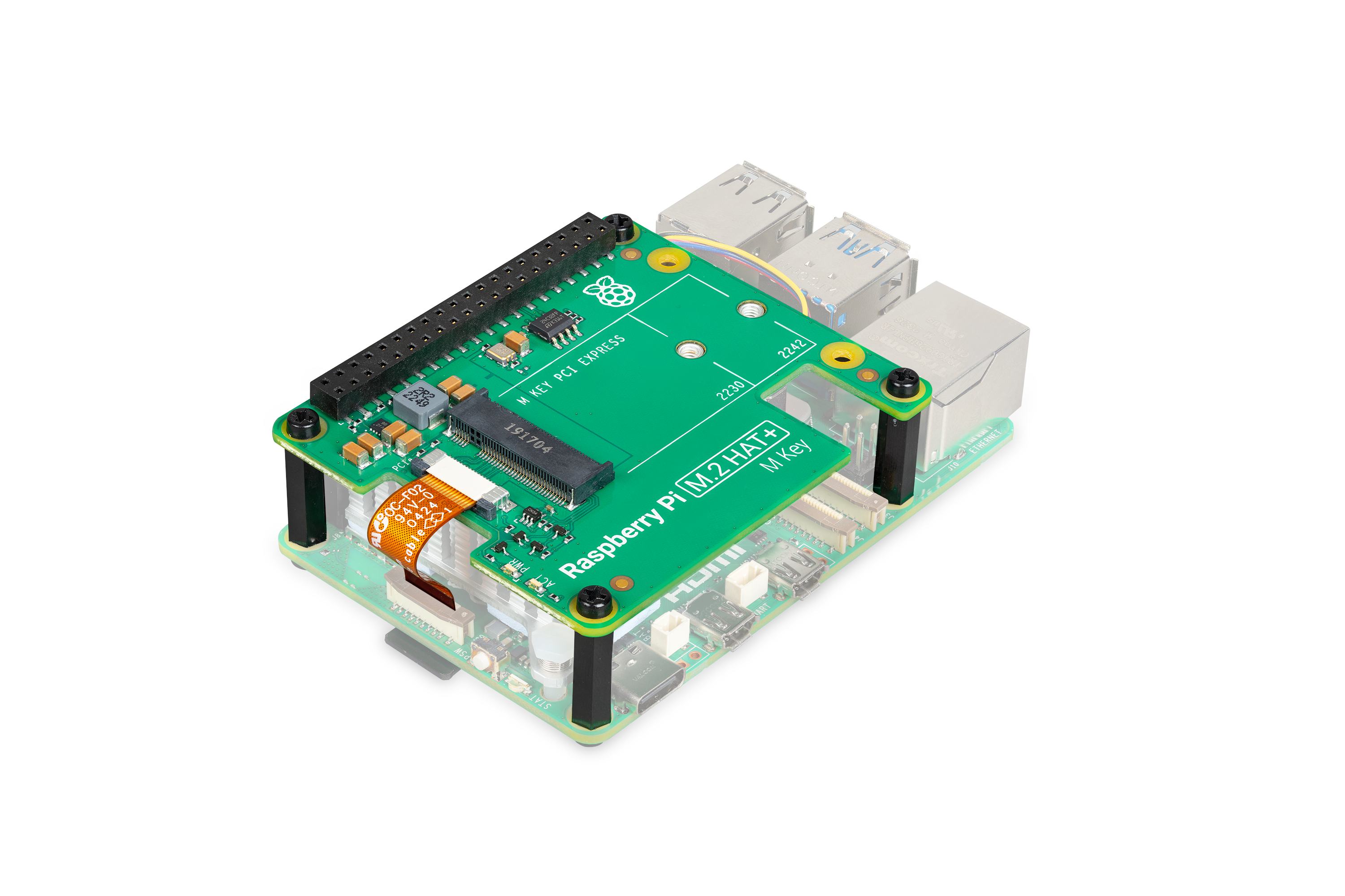 Pi 5 M.2 HAT+ (PCIe Adapter)