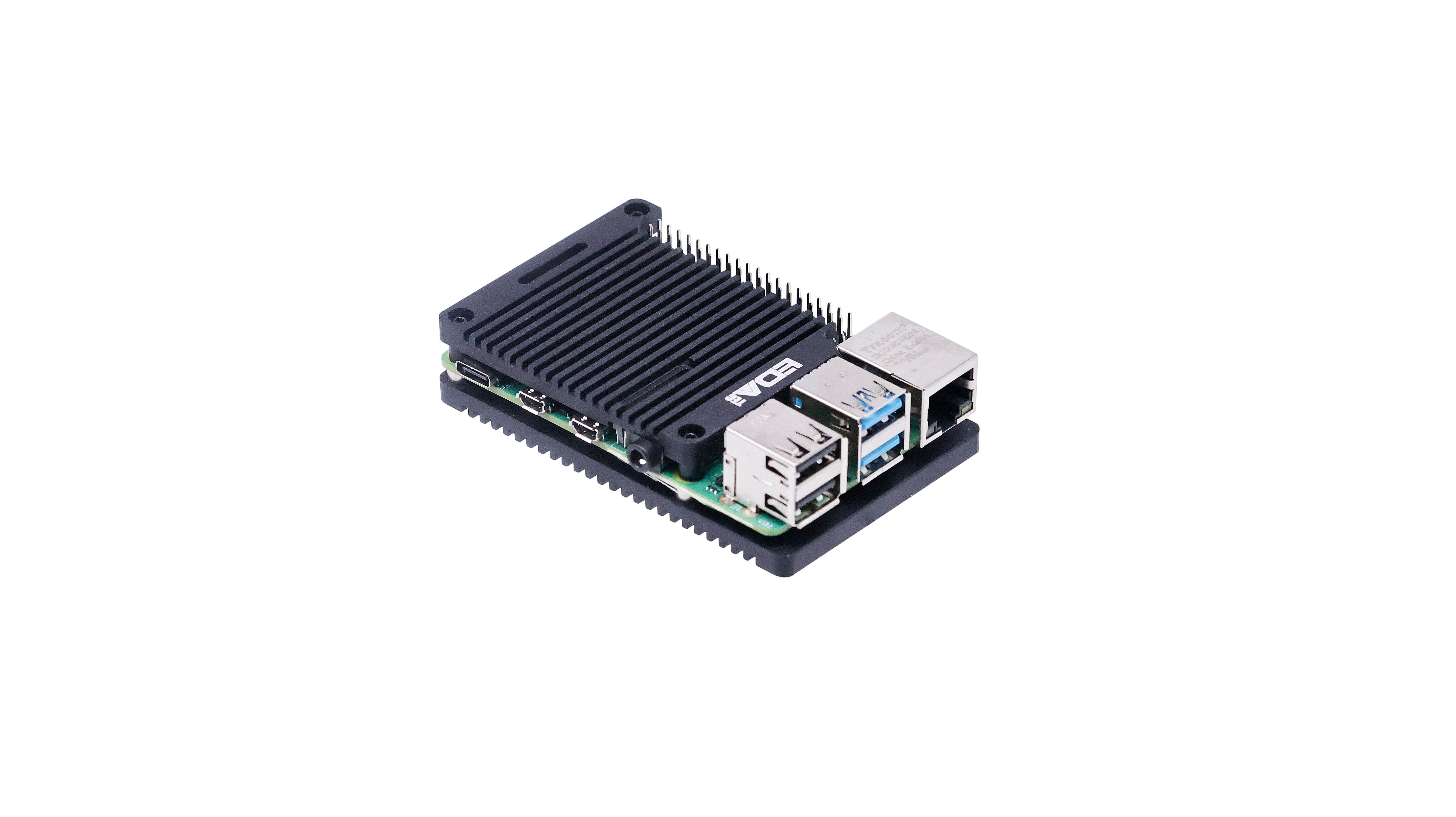 EDATEC Pi4Case-OB Passiver Kühlkörper für Raspberry Pi 4 Offen