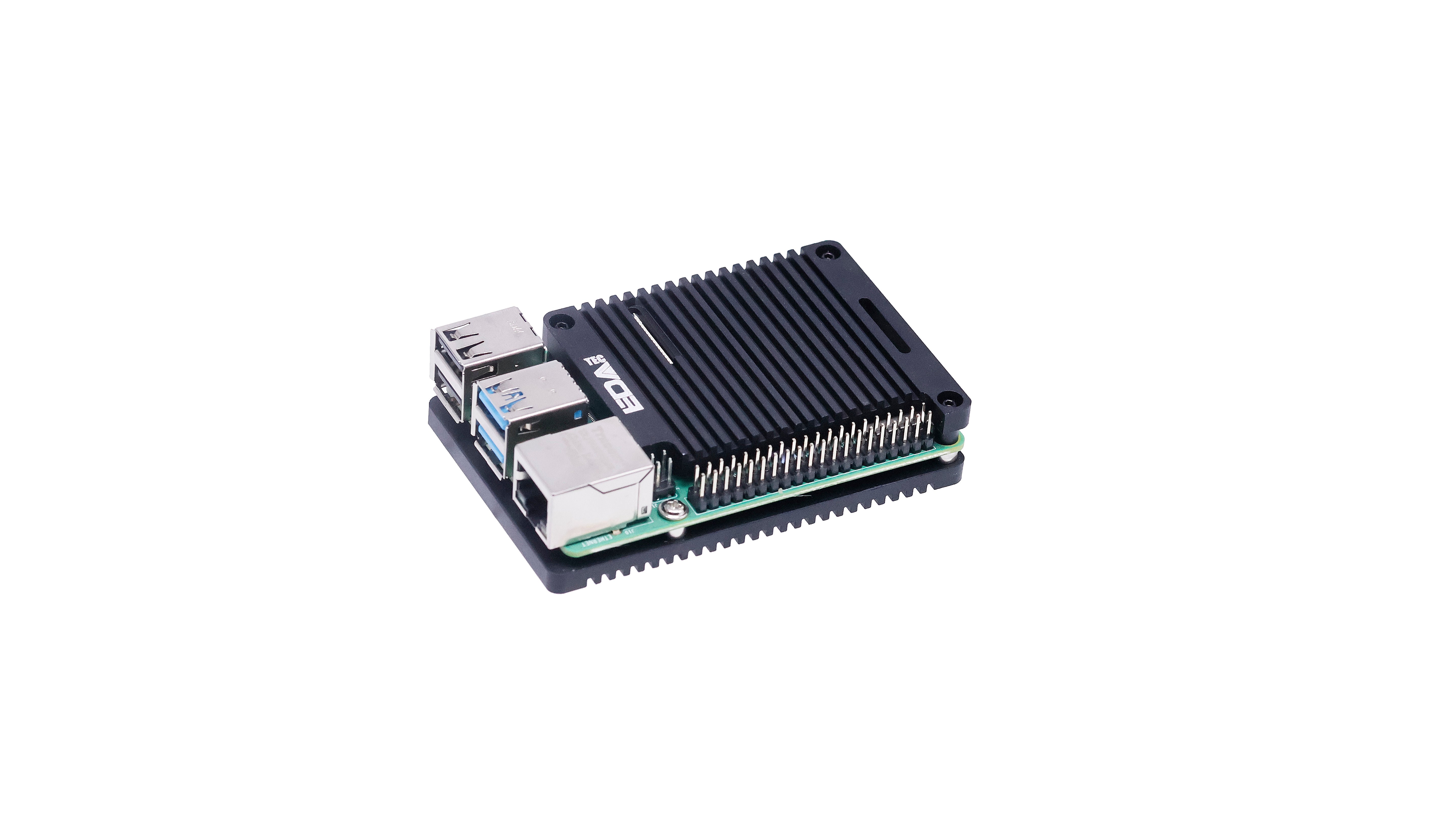 EDATEC Pi4Case-OB Passiver Kühlkörper für Raspberry Pi 4 Offen