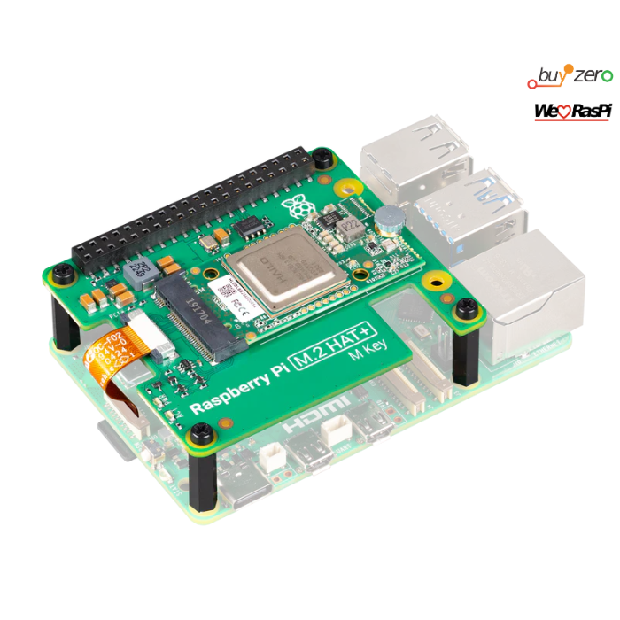 Raspberry Pi AI Kit (mit Hailo-8L B+M, 13 TOPS)