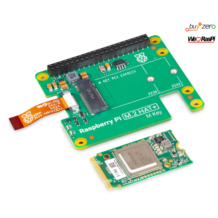 Raspberry Pi AI Kit (mit Hailo-8L B+M, 13 TOPS)