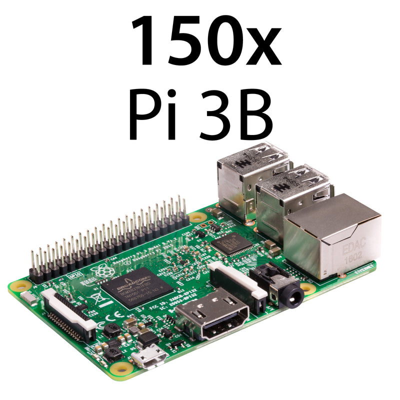 Raspberry Pi 3B V1.2 (150 Stück)