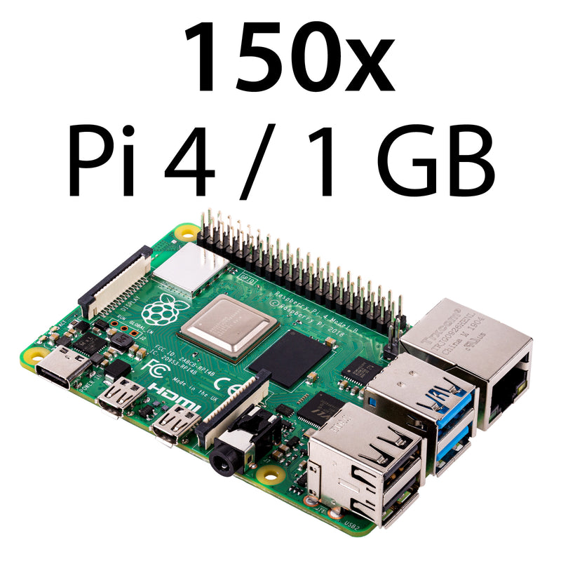 Raspberry Pi 4 / 1GB (150 Stück)