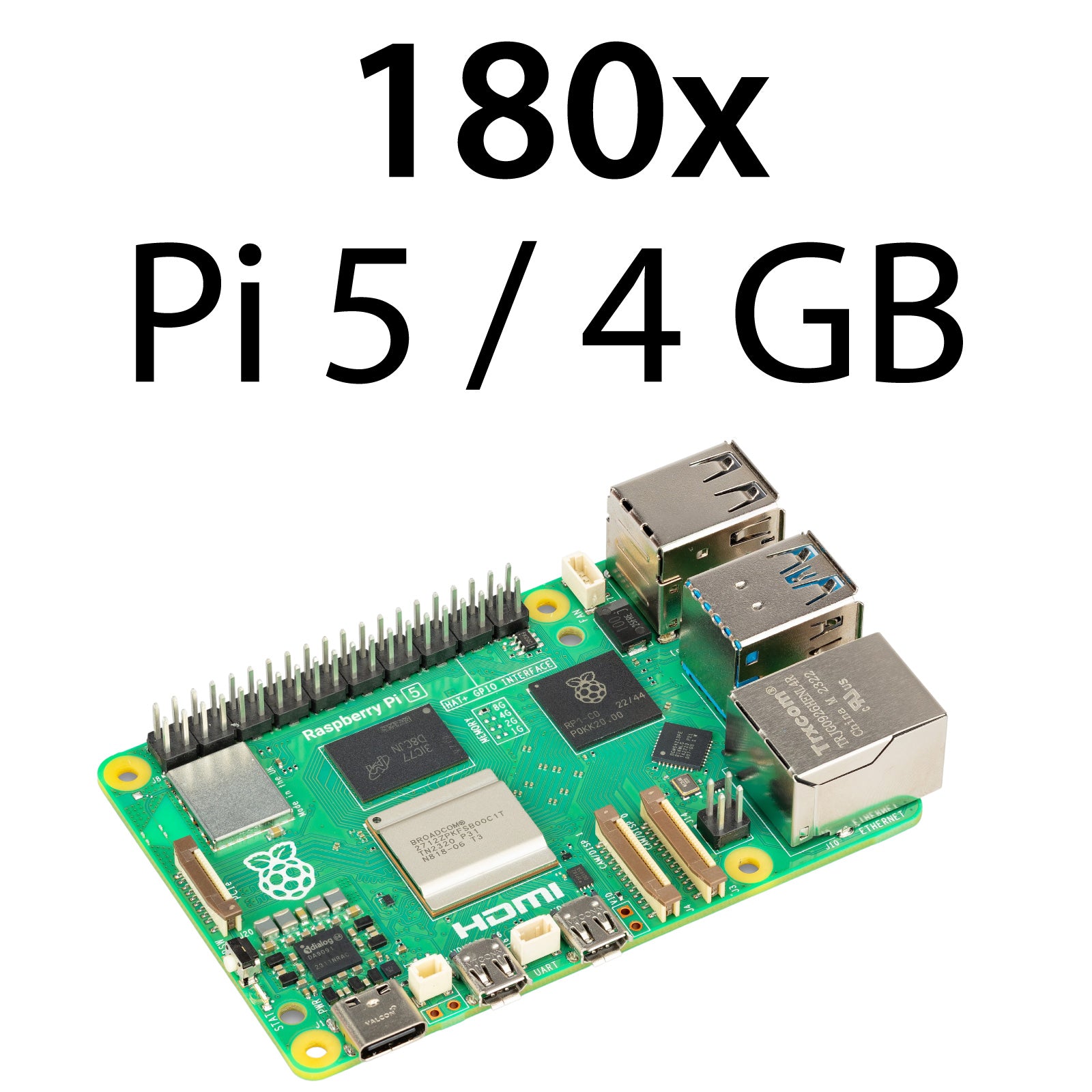 Raspberry Pi 5 / 4GB (180 Stück)