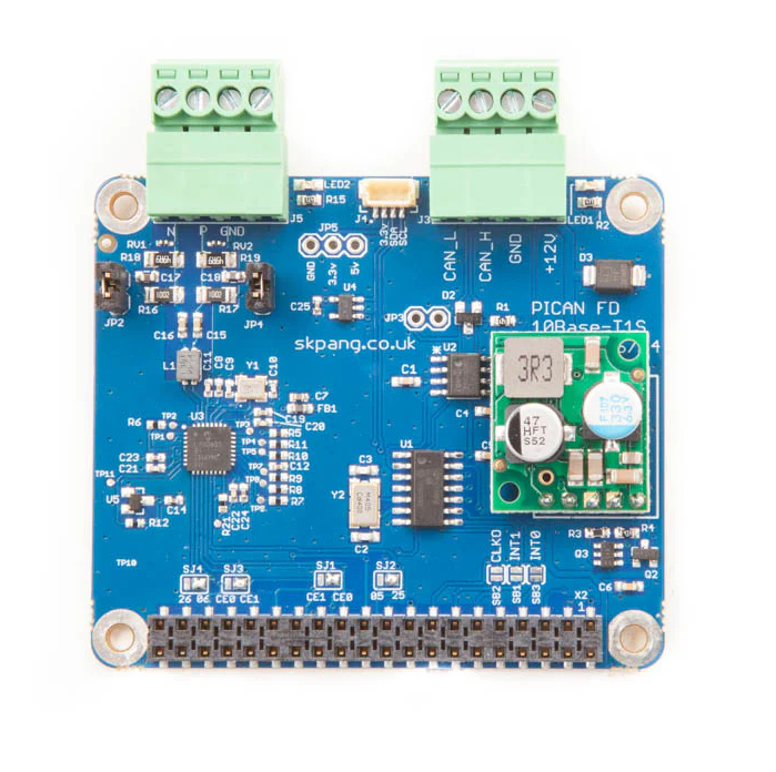 PiCAN FD Board with 10Base-T1S for Raspberry Pi