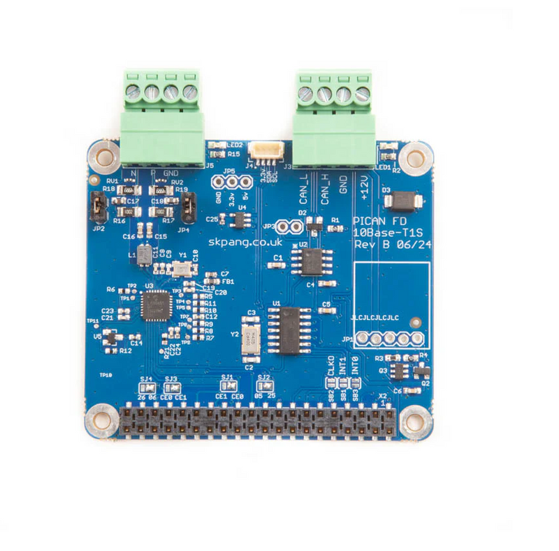 PiCAN FD Board with 10Base-T1S for Raspberry Pi