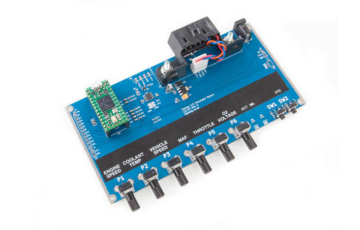 Teensy 4.0 OBDII CAN-Bus ECU Simulator include Teensy 4.0