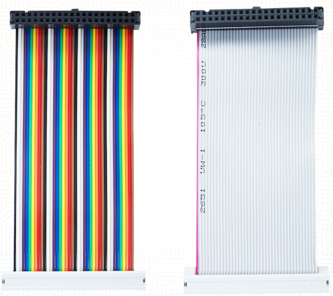 40pin GPIO Extender for Pi400, Rainbow Cable