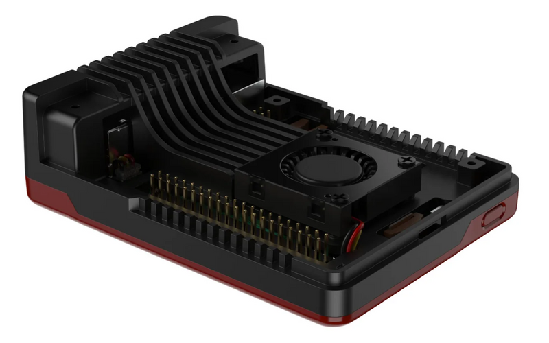 Argon NEO 5 BRED Case for Raspberry Pi 5 with built-in fan