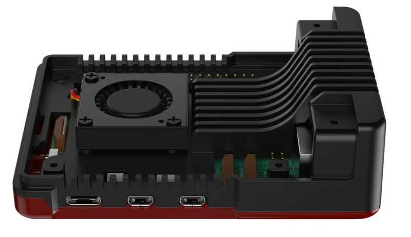 Argon NEO 5 BRED Case for Raspberry Pi 5 with built-in fan